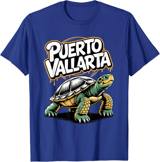 Puerto Vallarta Mexico Sea Turtle Beach Vacation T-Shirt - T-Shirt | Royal