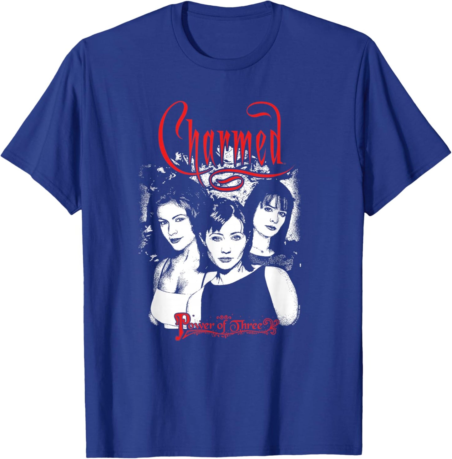 Charmed Black and White Cast Photo Y2K Witches TV Show T-Shirt - T-Shirt | Royal
