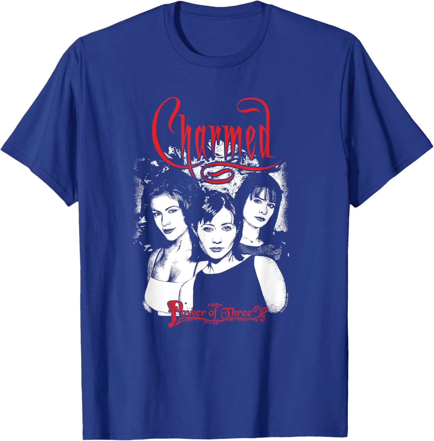 Charmed Black and White Cast Photo Y2K Witches TV Show T-Shirt - T-Shirt | Royal