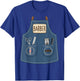 Barber Hair Stylist Funny Cool Apron Barbershop Costume T-Shirt - T-Shirt | Royal