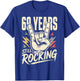 69 Years Still Rocking 69th Birthday Funny 69 Rocker Biker T-Shirt - T-Shirt | Royal