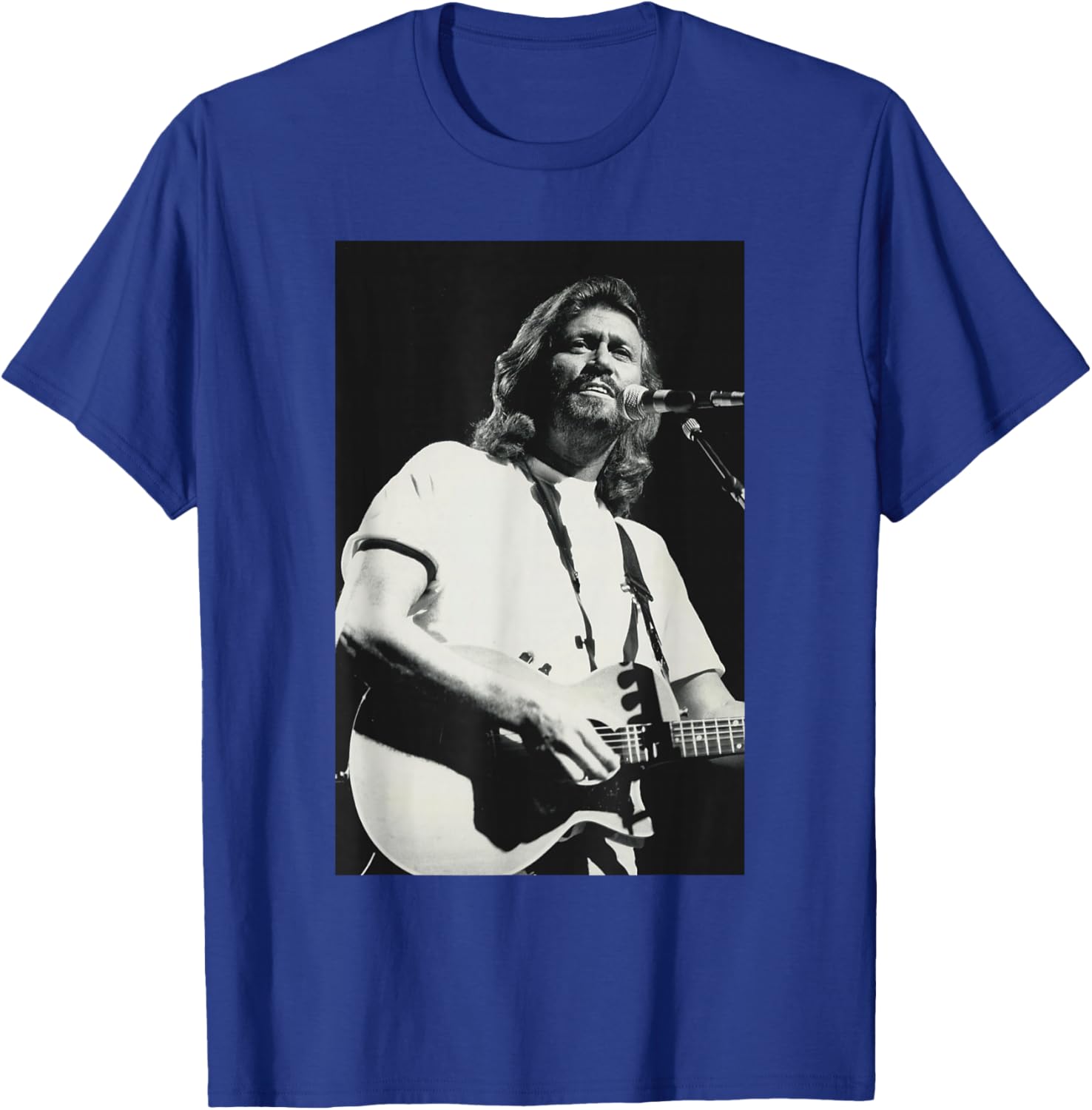Bee Gees Barry Gibb One for All World Tour 1989 T-Shirt - T-Shirt | Royal