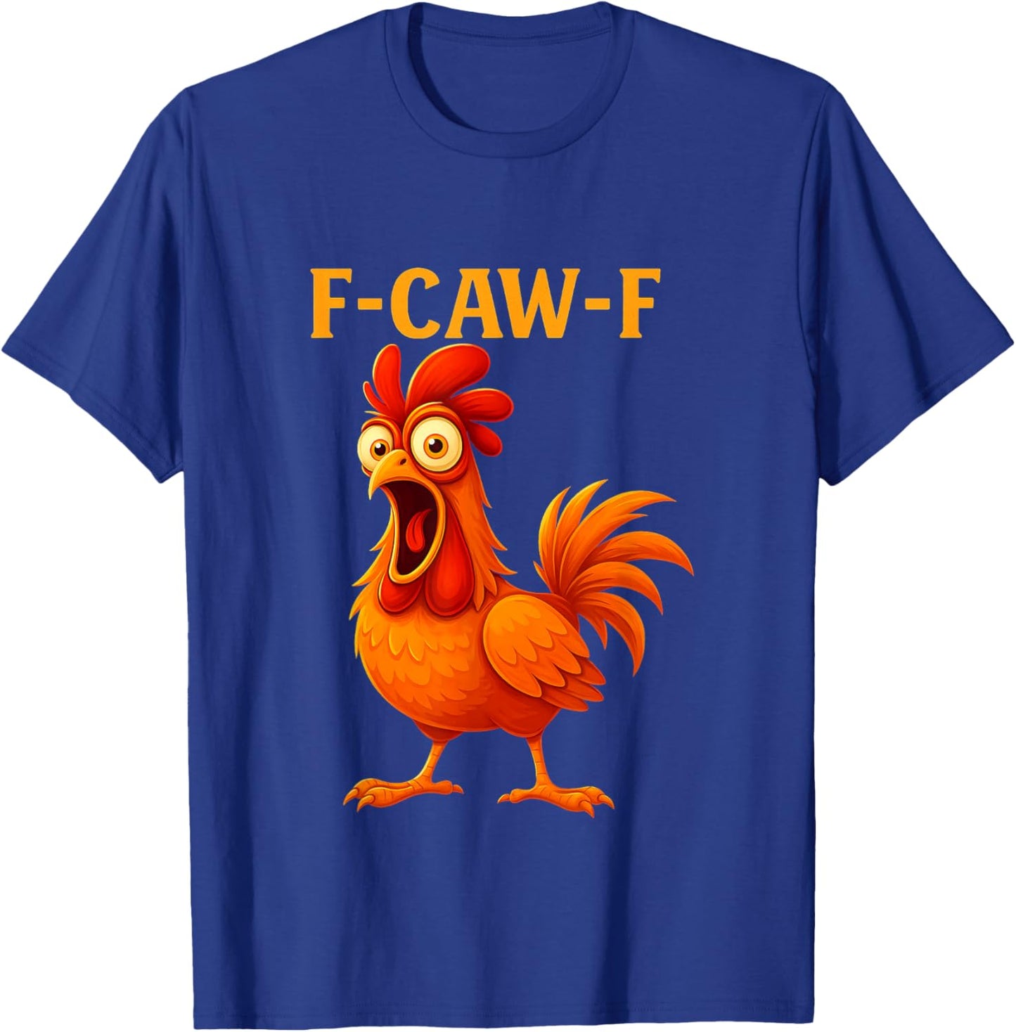 F-Caw-F, FcawF, Funny Gothic Raven Art,F Awk Off T-Shirt - T-Shirt | Royal