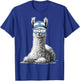 Argentina Llama Alpaca Argentinian Flag T-Shirt - T-Shirt | Royal