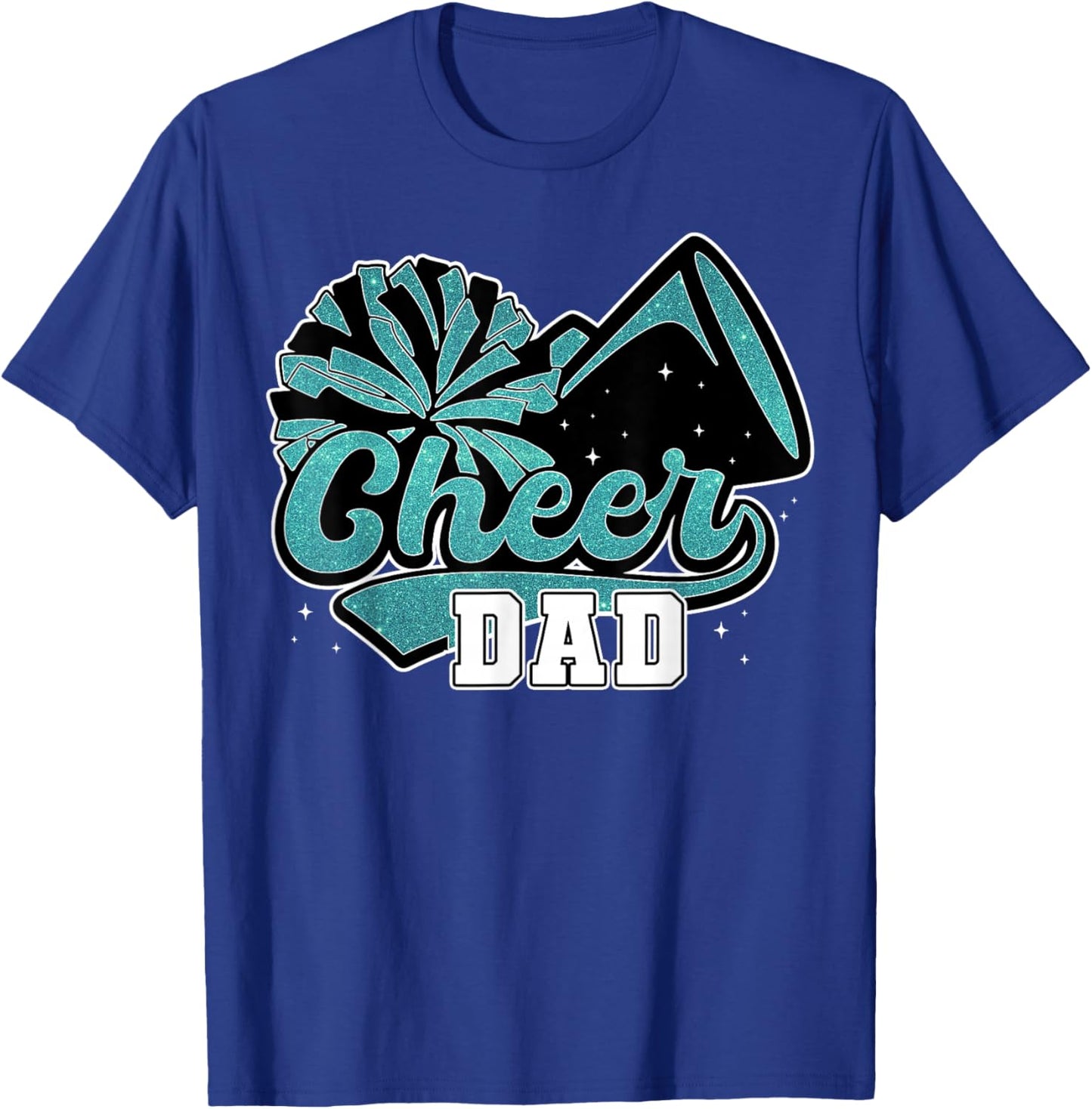 Proud Cheer Dad My Favorite Cheerleader Calls Me Daddy Men T-Shirt - T-Shirt | Royal