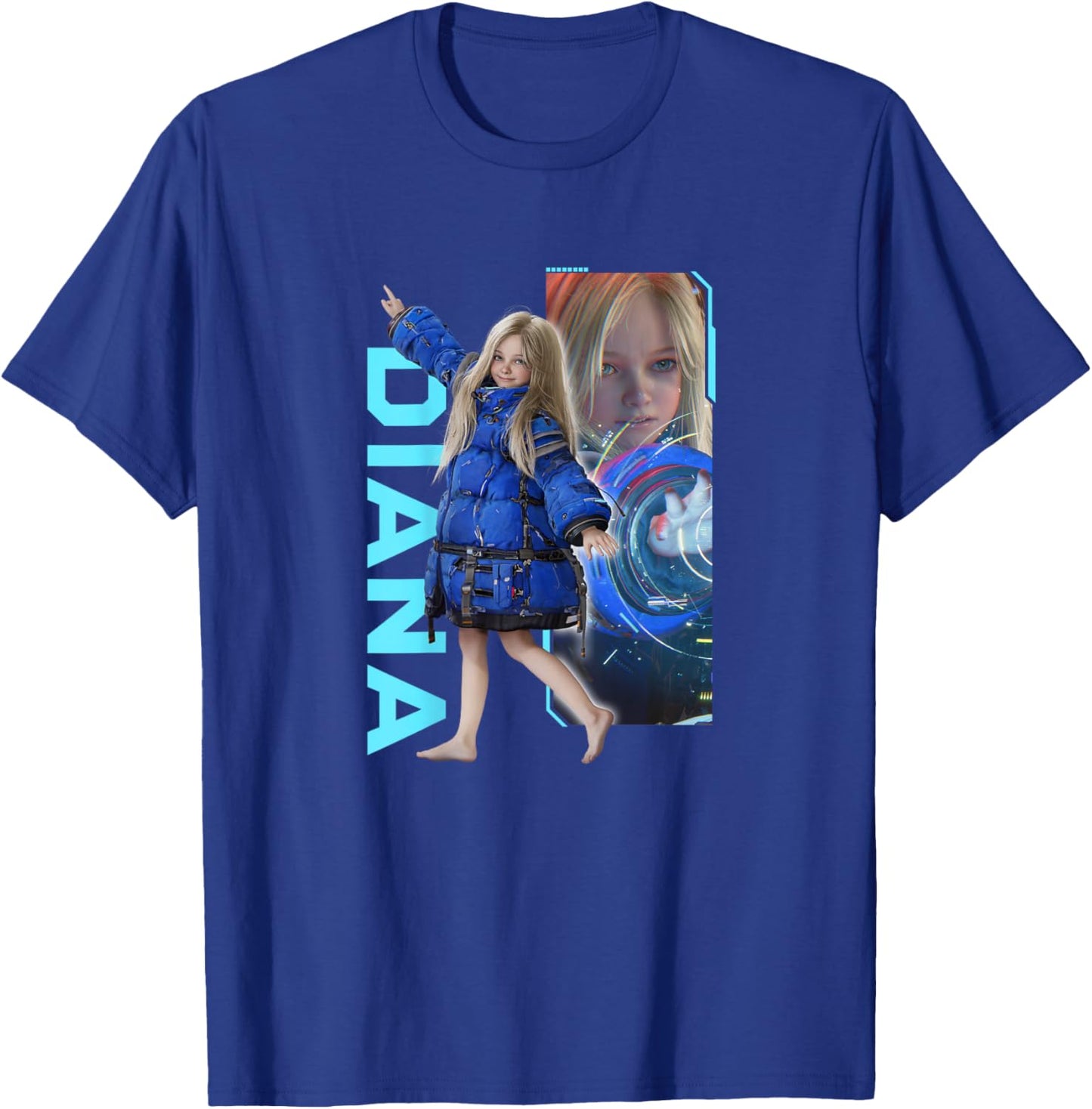 PRAGMATA Diana -BP T-Shirt - T-Shirt | Royal