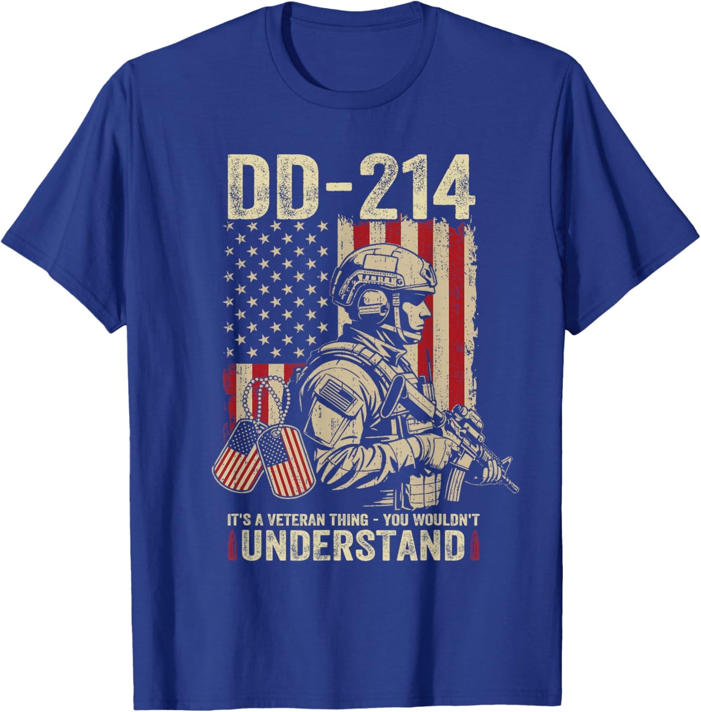 Veterans Day DD-214 Veteran Thing You Wouldn’t Understand T-Shirt - T-Shirt | Royal