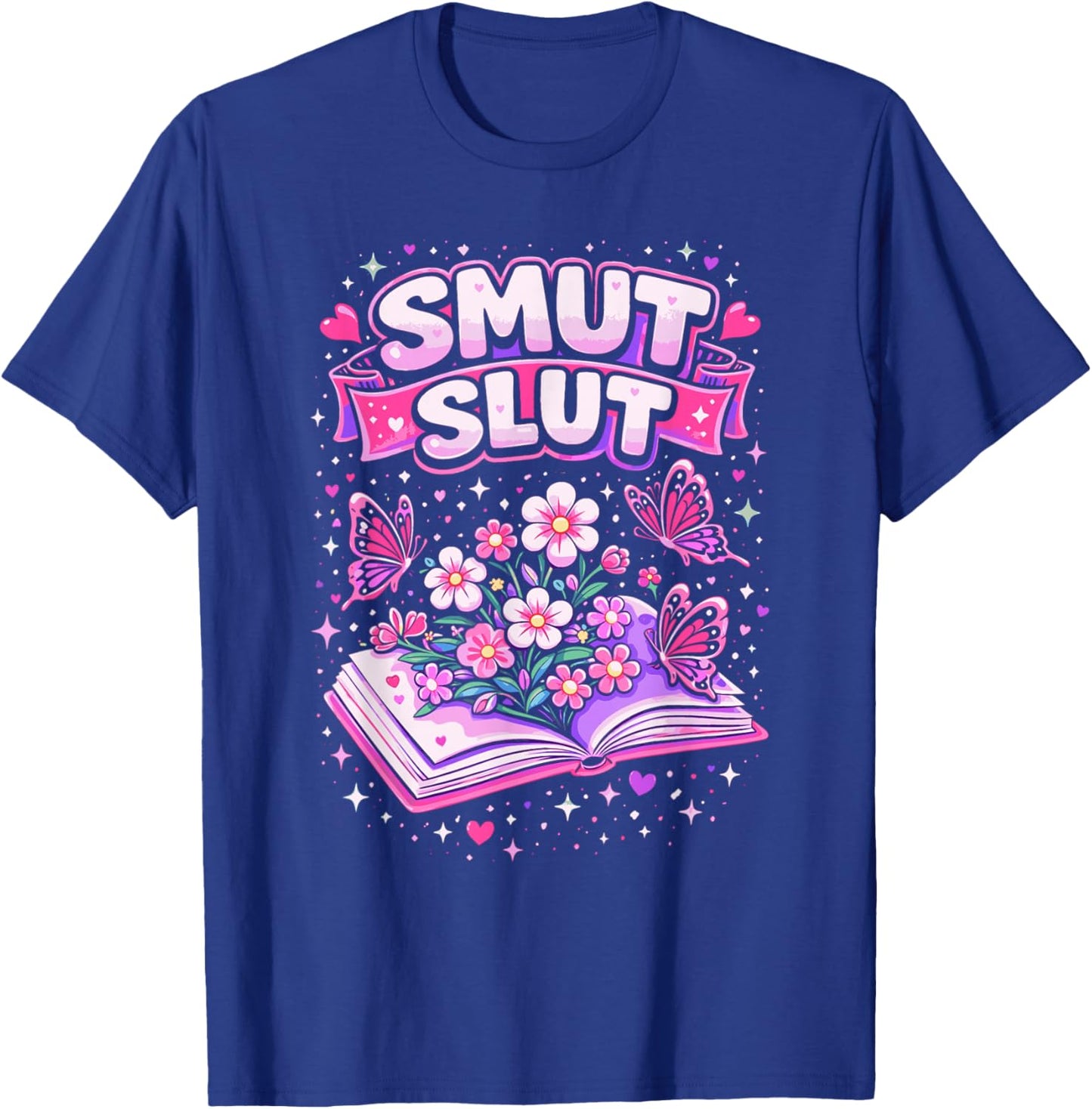 Smut Slut Book Clubs Provocative Literature Reader T-Shirt - T-Shirt | Royal