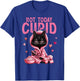 Not Today Cupid Cute Cat Lover Funny Anti Valentine Graphic T-Shirt - T-Shirt | Royal