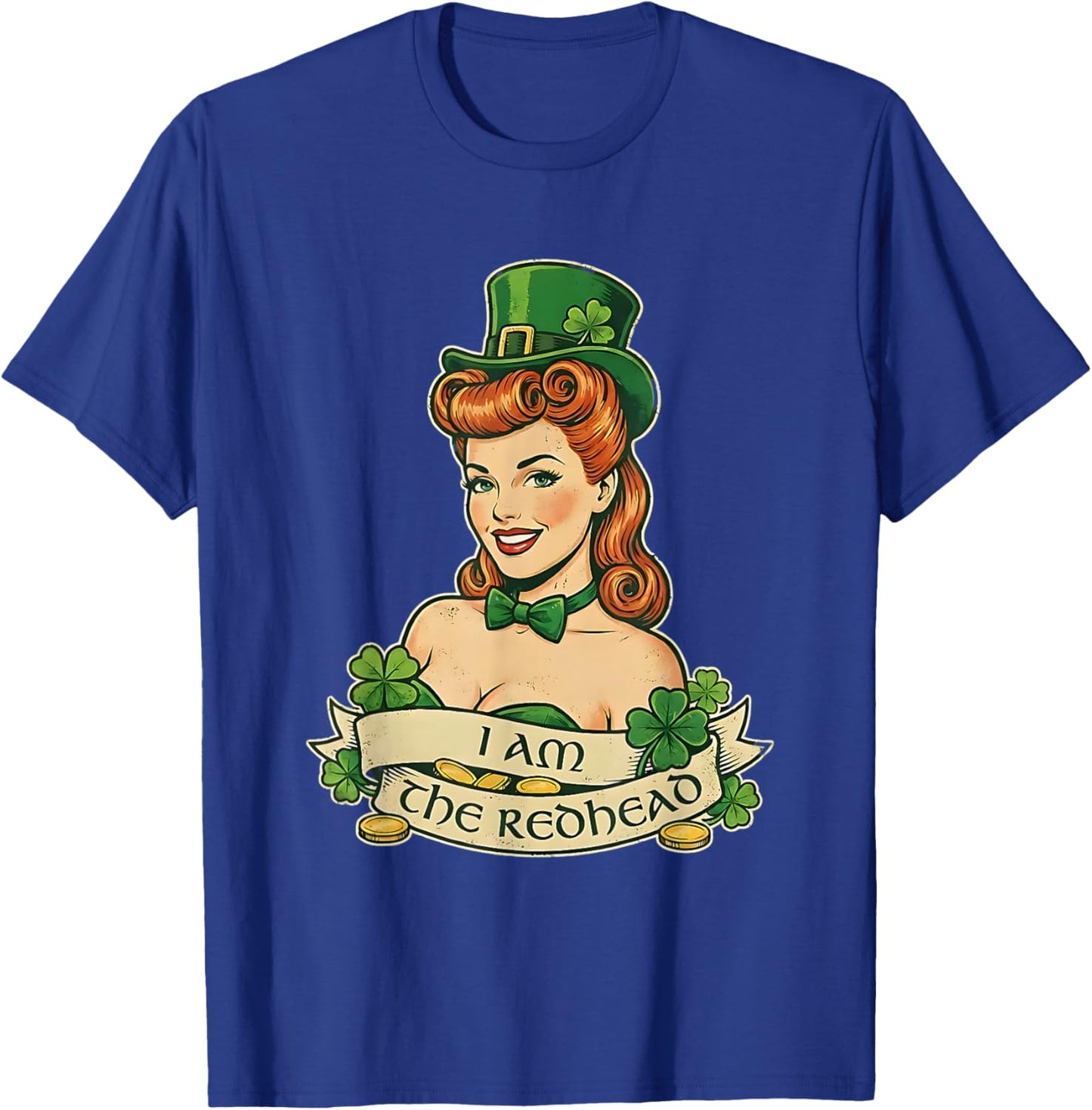 I Am The Redhead Dibs On The Red Head T-Shirt - T-Shirt | Royal