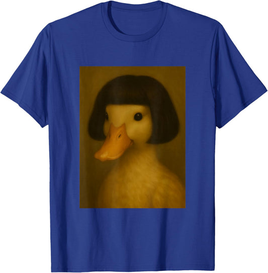 Funny Duck Bob Haircut Viral Meme T-Shirt - T-Shirt | Royal