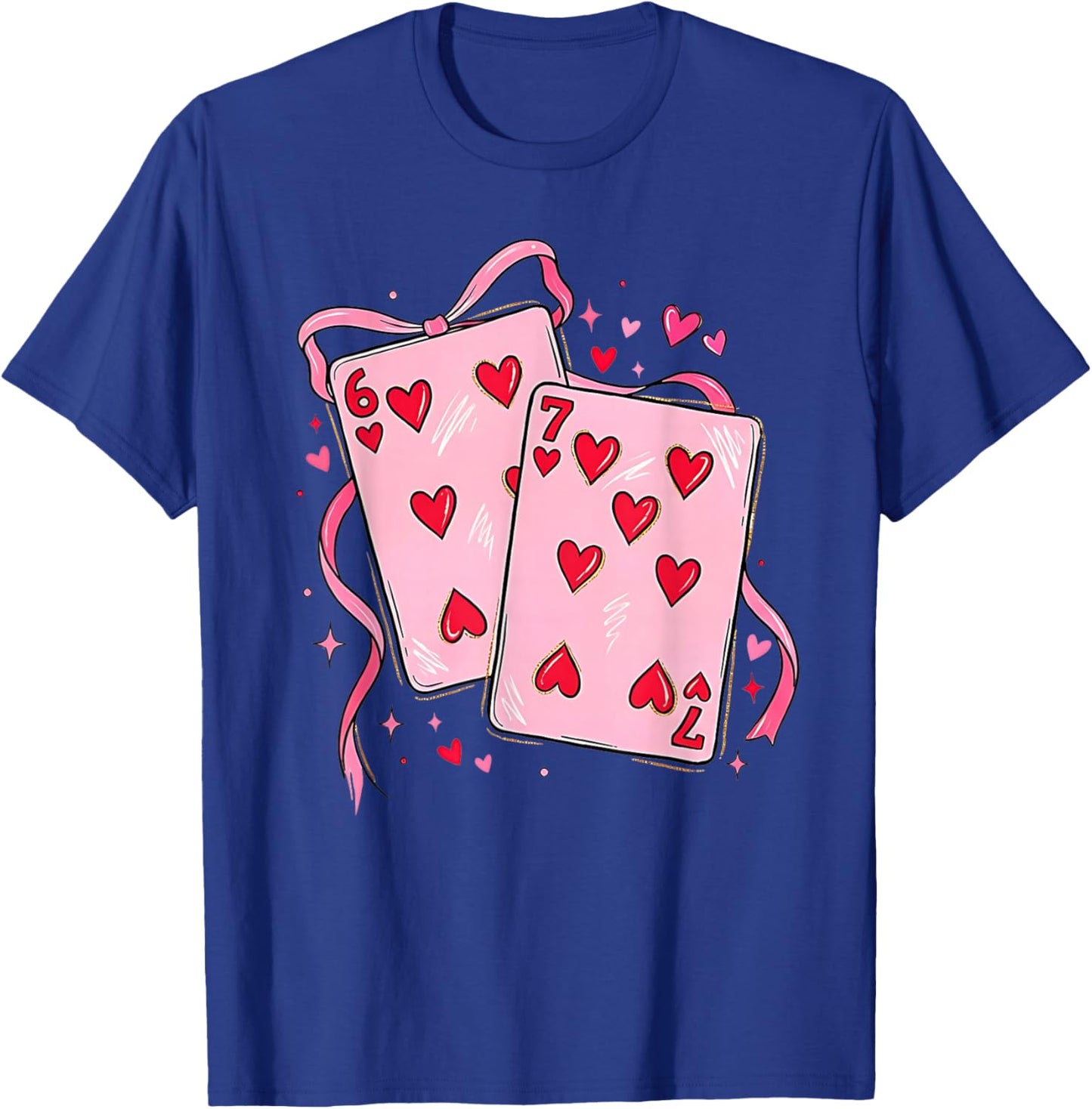 67 Six Seven Cards Valentine's Day 6 7 Meme Boys Girls Kids T-Shirt - T-Shirt | Royal