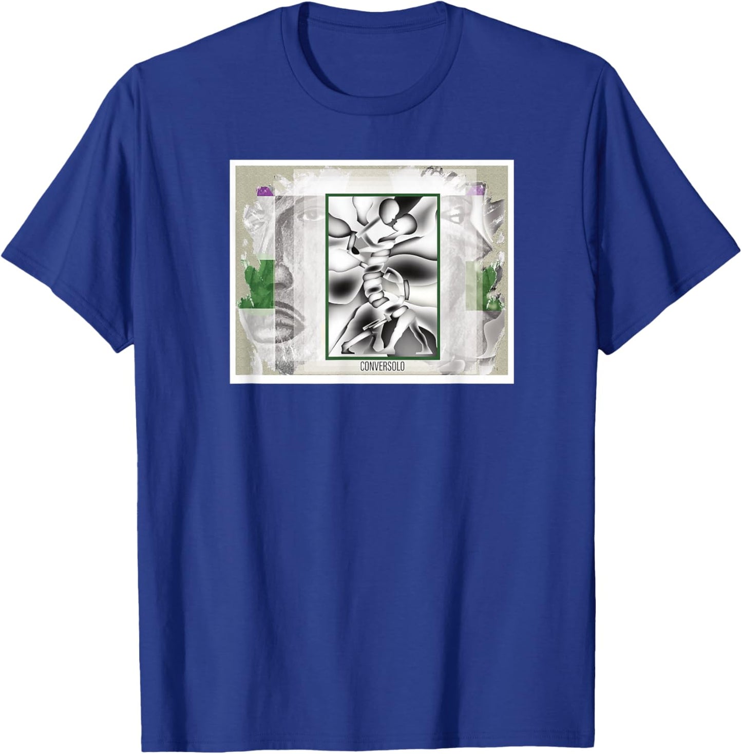 CONVERSOLO - Original Artwork Apparel, Color Wheel Edition T-Shirt - T-Shirt | Royal