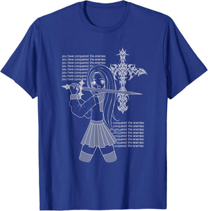 You Have Conquered The Enemies Cross Y2K Anime Goth Girl T-Shirt - T-Shirt | Royal