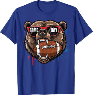 Bear Sunglasses Men Women Kids Boys Girls Youth Teen T-Shirt - T-Shirt | Royal