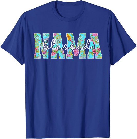 Blessed Nama Grandma Nama Grandmother Appreciation T-Shirt - T-Shirt | Royal