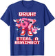 Bruh 67 Six Seven 6-7 Funny Valentines Brainrot Meme T-Shirt - T-Shirt | Royal