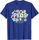 Nurse Peds Pediatric Nurse Peds Crew Pediatric RN T-Shirt - T-Shirt | Royal