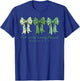 St Patricks Not Lucky Simply Blessed Christian Coquette Bow T-Shirt - T-Shirt | Royal