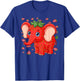 Funny Meme Kids Boys Strawberry Elephant T-Shirt - T-Shirt | Royal