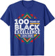 100 Years of Black Excellence Centennial Black History Month T-Shirt - T-Shirt | Royal
