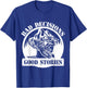 Snowmobile Sled Bad Decisions Good Stories Funny Adventure T-Shirt - T-Shirt | Royal