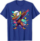 Dabbing Bald Eagle Kids Boys Colorful Eagle Bird Lovers T-Shirt - T-Shirt | Royal