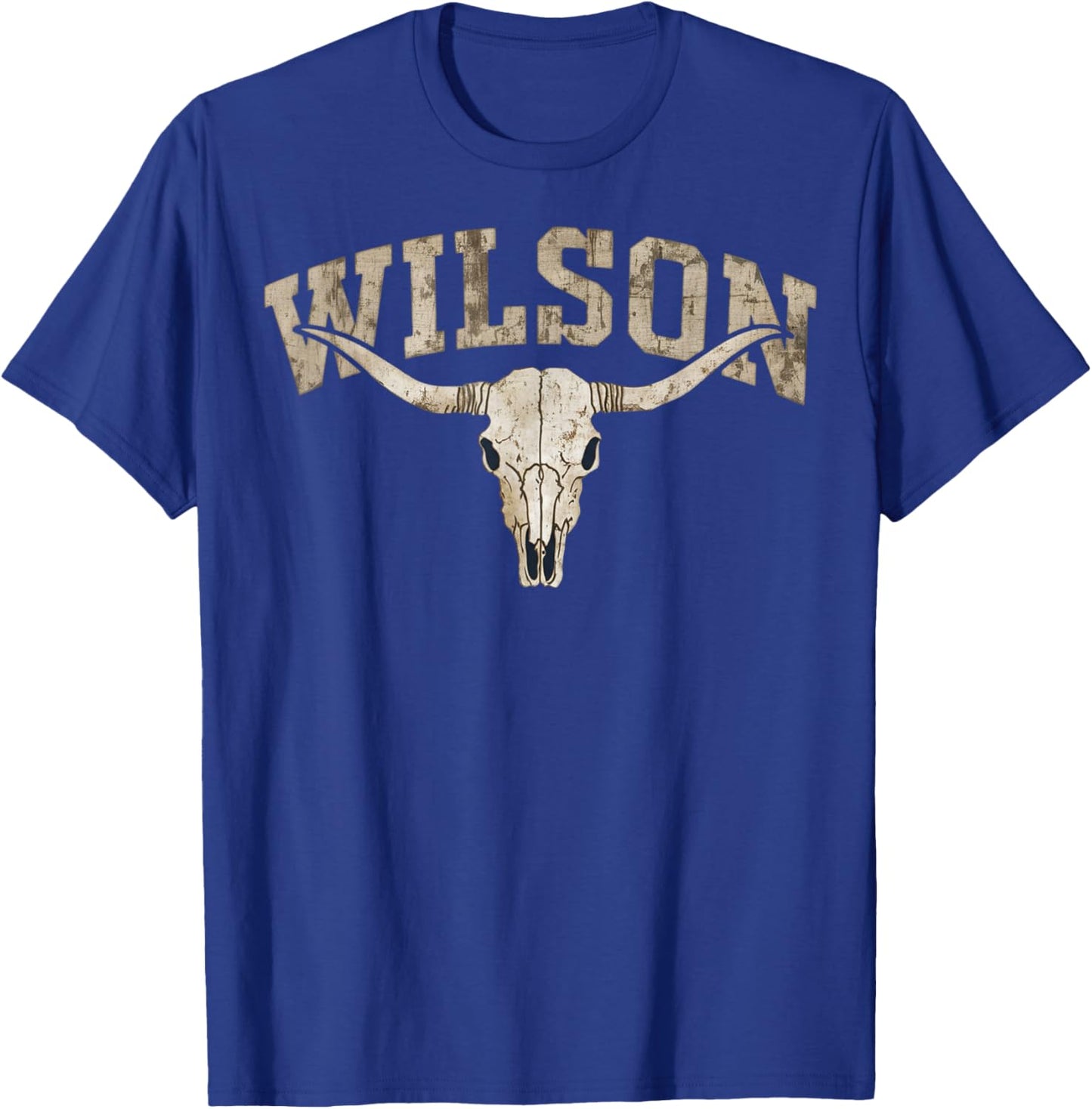 Vintage Wilson Name T-Shirt - T-Shirt | Royal