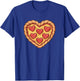 Pizza Day Love Heart Food Lover T-Shirt - T-Shirt | Royal