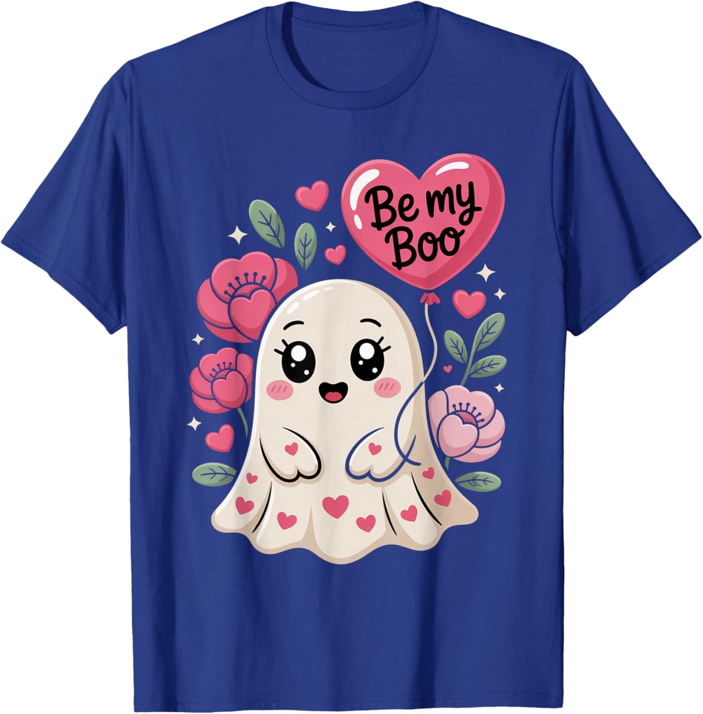 Be My Boo Cute Ghost Valentine´s Day Love T-Shirt - T-Shirt | Royal