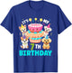 7th Dog Birthday Party Seven Year Old Puppy Birthday T-Shirt - T-Shirt | Royal