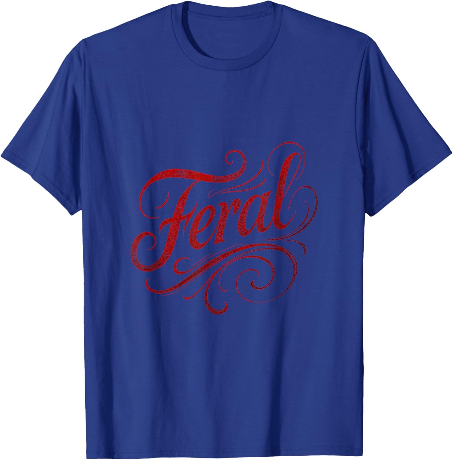 Feral - Vintage Gothic T-Shirt - T-Shirt | Royal