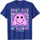 Funny 100 Days Shirt 100th Day of School Vibes Kid Boys Girl T-Shirt - T-Shirt | Royal