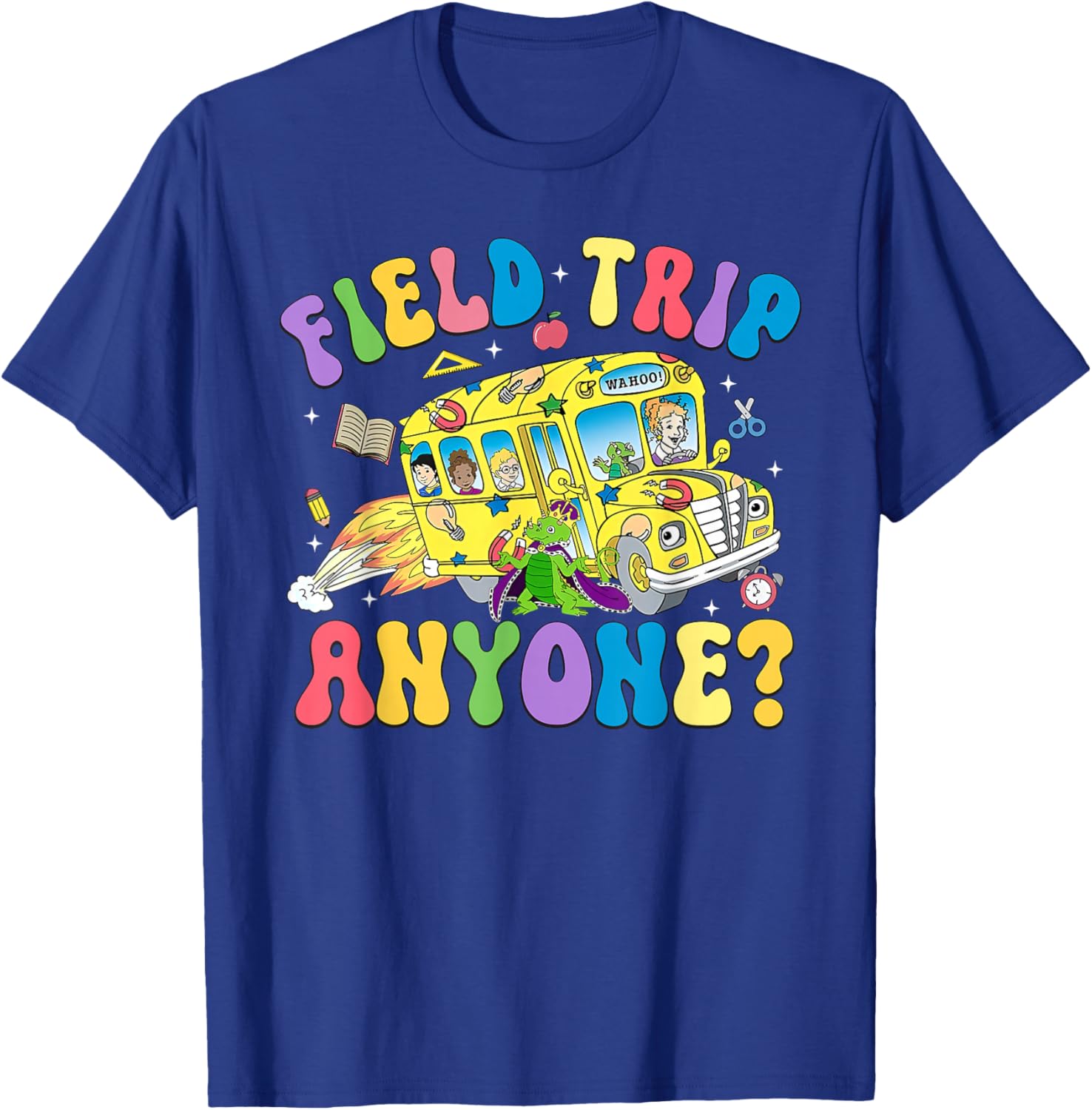 Field Trip Anyone? Field Day Let The Games Begin Fun Day T-Shirt - T-Shirt | Royal