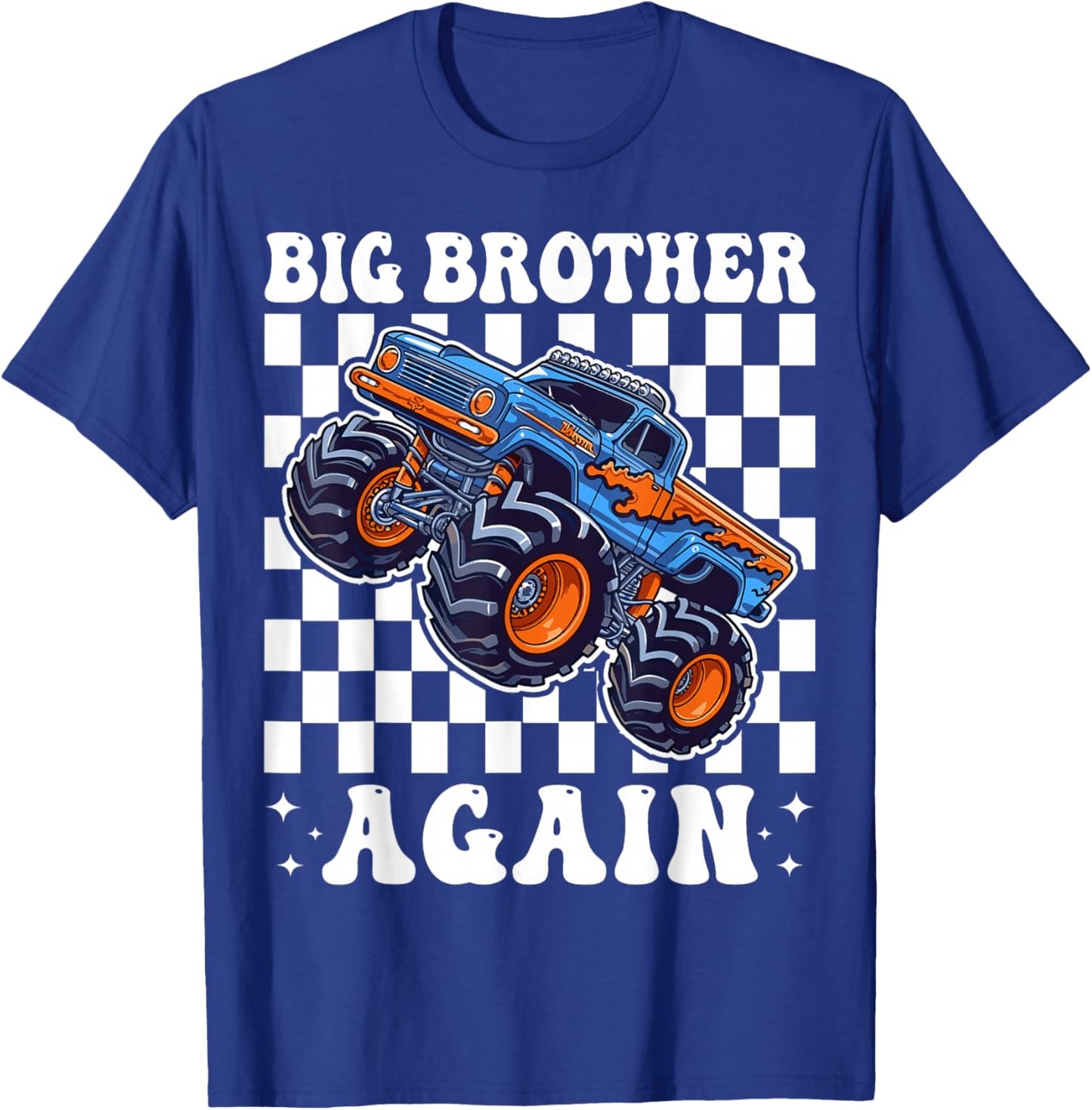 Big Brother Again 2026 Announcement Monster Truck Boys Boy T-Shirt - T-Shirt | Royal