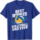 Best Bonus Volleyball Dad Ever, Volleyball Bonus Father T-Shirt - T-Shirt | Royal