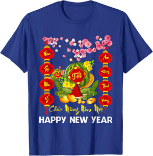Chuc Mung NAM Moi Xuan Binh NGO Vietnamese New Year TET 2026 T-Shirt - T-Shirt | Royal