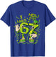 I was 6 Now I'm 7th Birthday Party St Patricks Day 67 Meme T-Shirt - T-Shirt | Royal