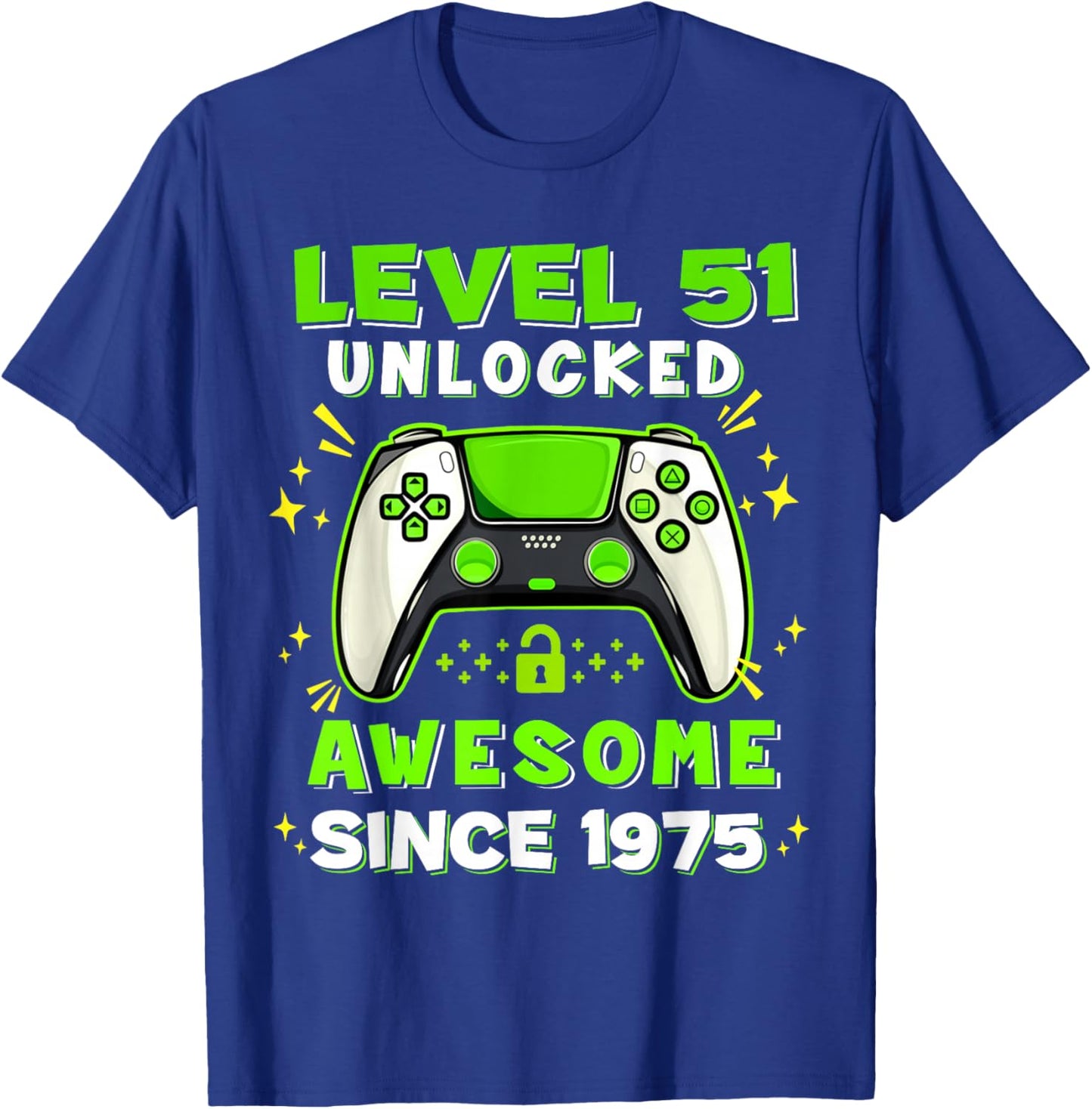 51st Birthday 51 Years Birthday Gifts T-Shirt - T-Shirt | Royal