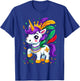 Cute Unicorn Mardi Gras Fat Tuesday Girls Kids Women Unicorn T-Shirt - T-Shirt | Royal