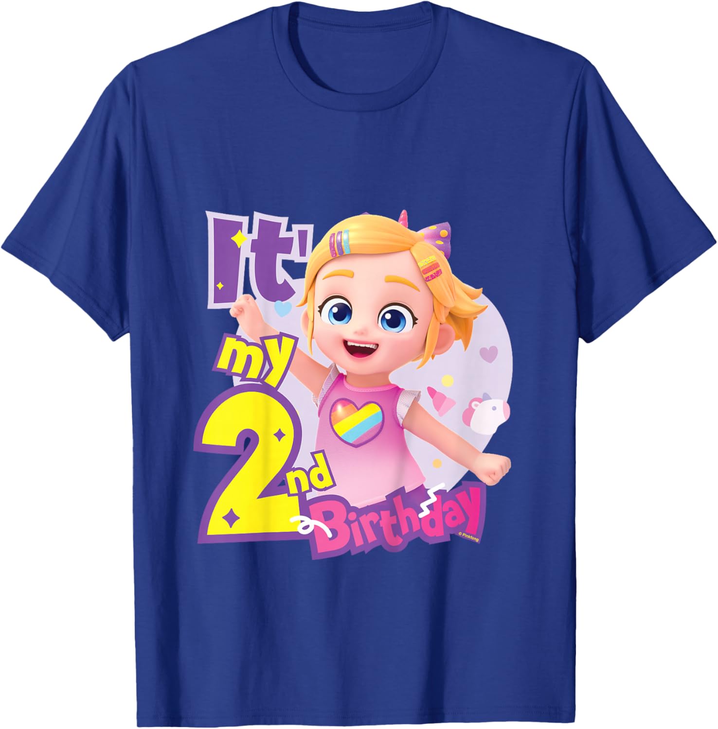 Bebefinn Bora It' My 2nd Birthday Girl Kids T-Shirt - T-Shirt | Royal