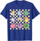 Retro Rainbow Lucky Charm Shamrock St Patricks Day Girly T-Shirt - T-Shirt | Royal