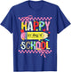 Happy 100th Day of School Teacher Girls Coquette Bow 100 Day T-Shirt - T-Shirt | Royal