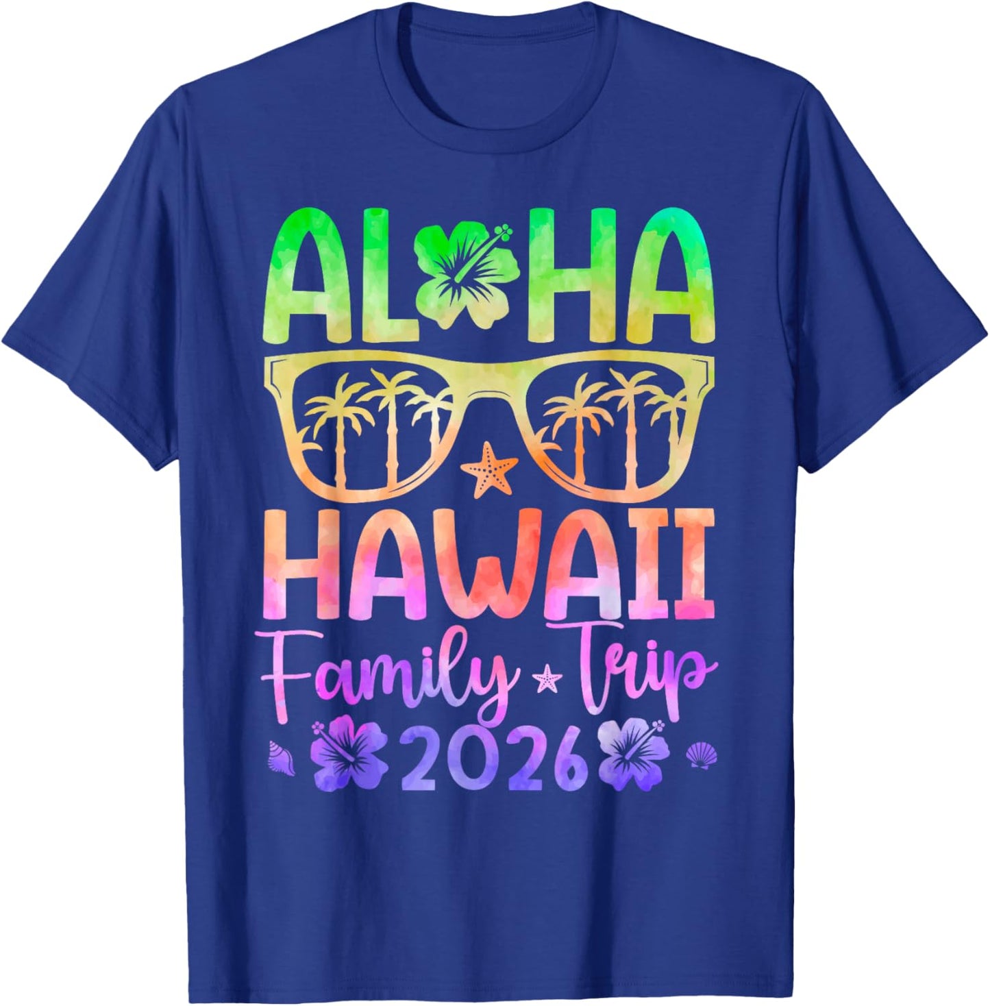 Aloha Hawaii Family Trip 2026 Family Vacation Hawaii Travel T-Shirt - T-Shirt | Royal