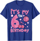 It's My 6th Birthday Groovy Bday Girl 6 Disco Ball T-Shirt - T-Shirt | Royal