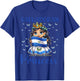 Salvadoran Princess Flag Butterfly Cute Chibi T-Shirt - T-Shirt | Royal