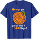 100 Oranges You Glad we Made it 100 Days T-Shirt - T-Shirt | Royal