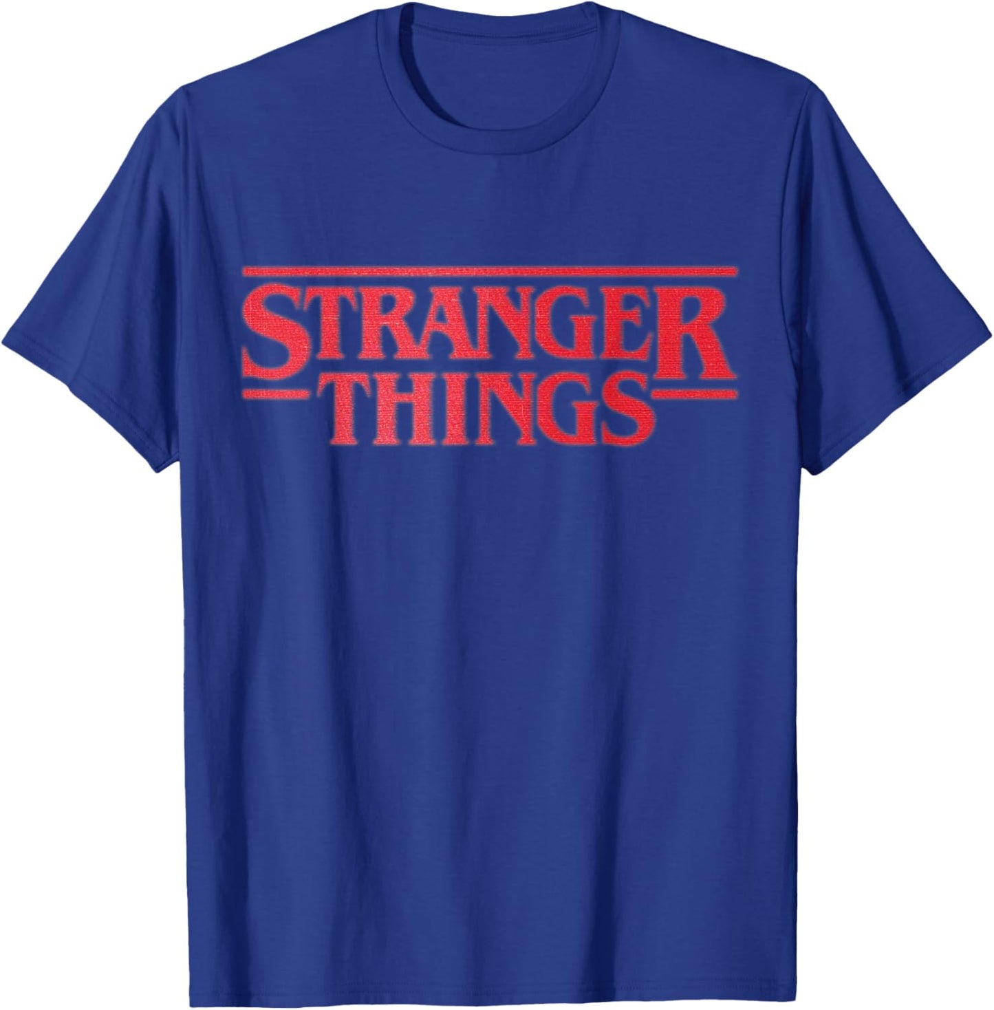 Stranger Things Season 5 Classic Red Blurry Logo T-Shirt - T-Shirt | Royal