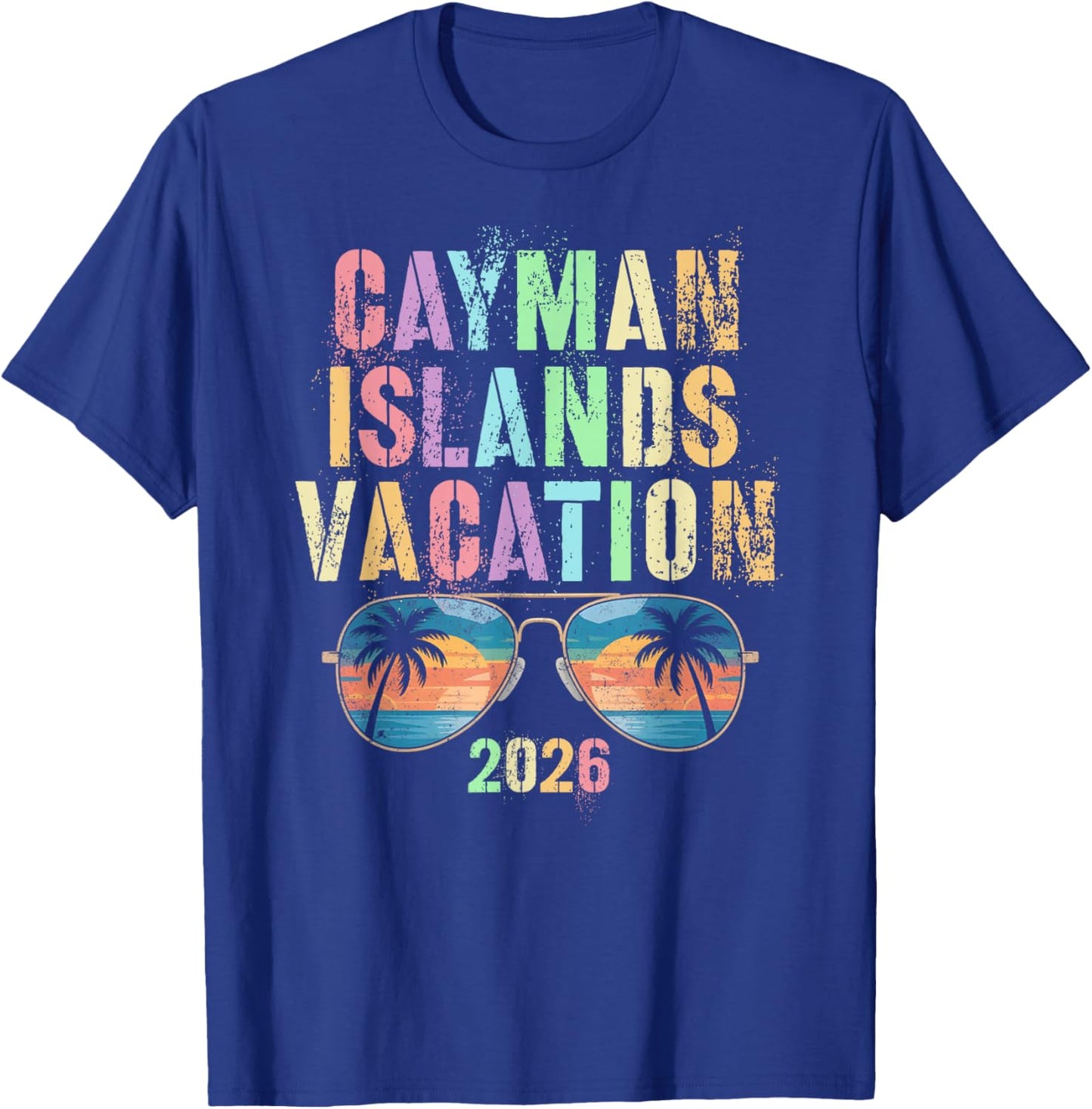Kids Cayman Islands Vacation 2026 Trip Swim Vacay Matching T-Shirt - T-Shirt | Royal