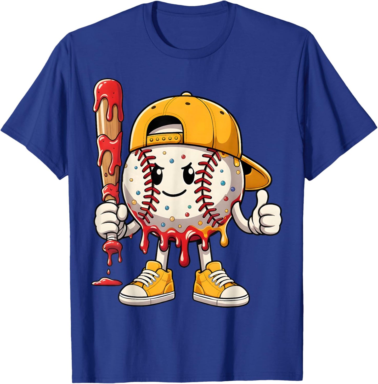 Baseball Drip Gifts Baseball Life Style 101 Apparel Youth T-Shirt - T-Shirt | Royal